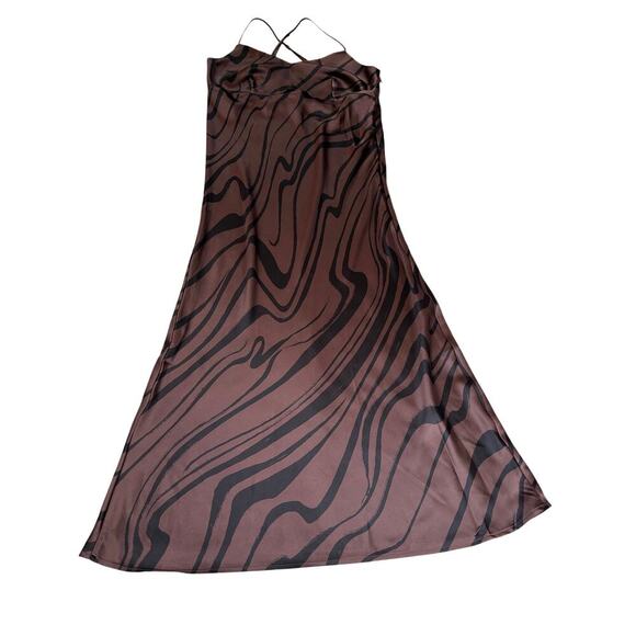 House Of Harlow 1960 Cut Out Slinky MIDI Dress Size L Party Evening Date Night - Picture 1 of 7